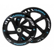 PU roll Hudora Big Wheel Bold per piece - 205 mm Ø fekete / kék f.Mod.14259