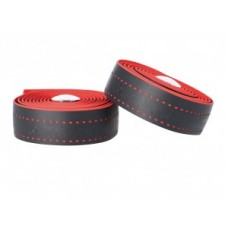 Handlebar tape ITM EVA perforated - black red perforation