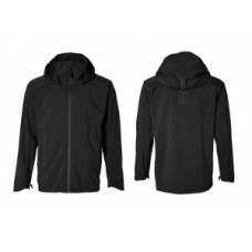 Cycling rain jacket Basil Skane mens - jet black size L