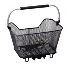 System basket Racktime Baskit Deluxe 23l - 43x31x24.5cm black incl. SnapIt adapter