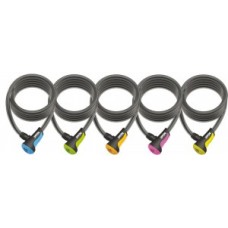 Spiral Cable lock Onguard Neon - 8157 180cm, Ø 10mm, rendezve.