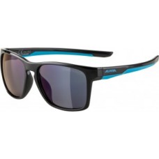 Sunglasses Alpina Flexxy Cool Kids I - frame black-cyan lenses blue mirror