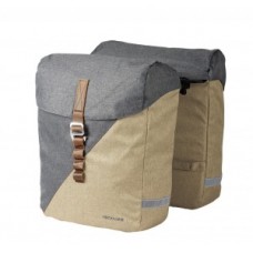 Racktime system double bag Heda 2.0 - sand/grey incl. Snapit adapter 2.0