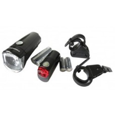 LED battery light Trelock I-Go Sport - LS 350 / LS 710 komb. Fekete w. akkumulátorok