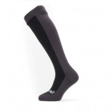 Socks SealSkinz Worstead - black/grey size L
