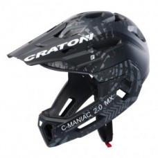 Helmet Cratoni C-Maniac 2.0MX (MTB) - size M/L (54-58cm) black/anthracite mat