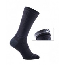 Socks  SealSkinz Road Thin Mid Hydrostop - Méret L (43-46) fekete / szürke vízálló