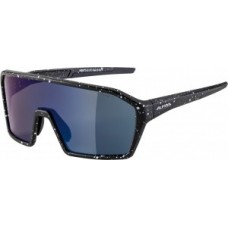 Sunglasses Alpina Ram HM+ - frame black blur matt lenses blue mirror