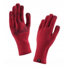 Gloves SealSkinz Ultra Grip Road - piros méret M (9)