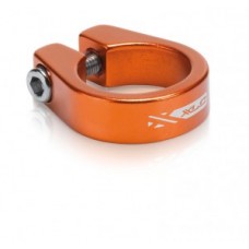 XLC Seat post clamping ring PC-B05 - narancssárga, Ø 31,6 mm, Alu, allen csavarral