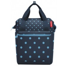 Carrier bag KLICKfix Roomy GT - 25x40x17cm mixed dots blue 12l 1 000g