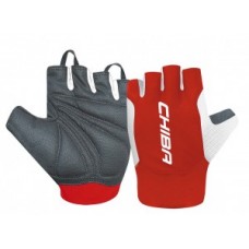 Short-finger gloves Chiba Mistral - size  M / 8 black/red