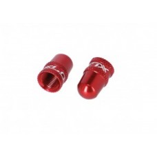 XLC valve cap - schrader red