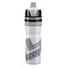 Themal Drink. bottle Elite Nanogelite - 650ml, fehér, Logo szürke