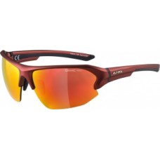 Sunglasses Alpina Lyron HR - frameCherryMatt-indi lens.red mirroredS3
