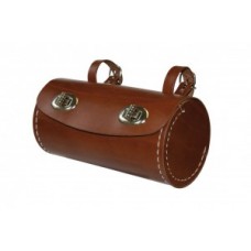 Saddle bag Lefa no. 60 - bonded leather packed brown