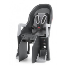 Child seat Polisport Guppy Maxi - sötétgrey / ezüst, hordozó tartó