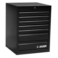 Tool chest Unior - wide 7 drawers 990WD7-BLACK
