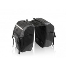 XLC Doublepack bag BA-S41 - fekete / antracit, 35x35x10 cm, 30 ltr