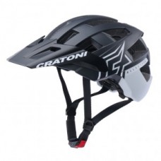 Helmet Cratoni AllSet Pro (MTB) - black/white matt size S/M (54-58cm)