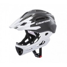 Helmet Cratoni C-Maniac (Freeride) - size L/XL (58-61cm) black/white matt