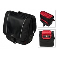 Shoulder bag Basil Sport design Comm. - fekete, w. húzózsinór, 18 ltrs