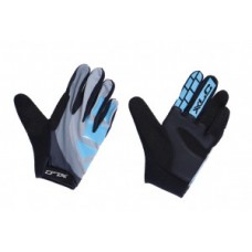 XLC full finger gloves Enduro - grey/blue size S