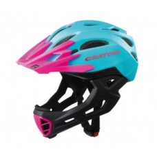 Helmet Cratoni C-Maniac (Freeride) - size S/M (52-56cm) turquoise/pink matt