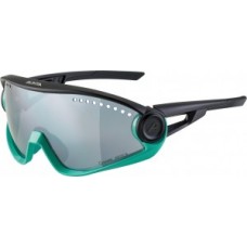 Sunglasses Alpina 5W1NG CM+ - frame turquoise-black lenses black mir