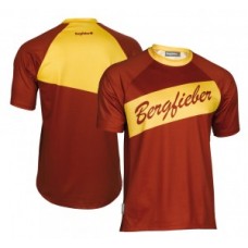 Multisports shirt Bergfieber BORDALA - burgundi / mustár s.XXL