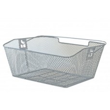 Rear basket PVC - 39x30x17cm silver