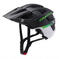 Helmet Cratoni AllSet (MTB) - size S/M (54-58cm) black/white matt