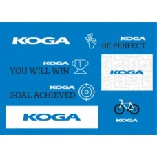 Sticker sheet KOGA - size: 10.5x14.8cm 25 pcs. each