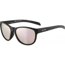 Sunglasses Alpina Nacan II - frame black matt lenses rose-gold mirror