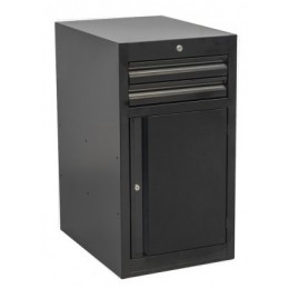 Narrow drawer cabinet Unior - narrow door and 2 drawers