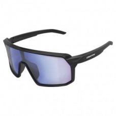 Sunglasses Cratoni Skyvision photochro - black matt lens transparent blue mirror