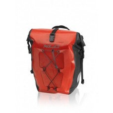 XLC single bag set (2spieces) waterproof - red 21x18x46cm
