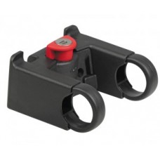 Handlebar adapter KLICKfix lockable - black for Ø 22-26mm lockable
