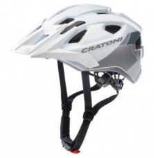 Helmet Cratoni AllRide (MTB) - unisize (53-59cm) white/silber gloss