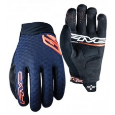 Gloves Five Gloves XR - AIR - mens size M / 9 navy/orange fluo