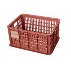 Bicycle crate Basil Crate S - 29x39.5x20.5cm terra red 17.5l