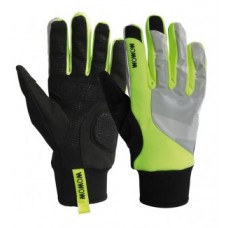 Gloves Wetland Wowow - reflect. grey/yellow  size  M