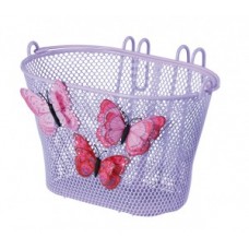 FW kids basket Basil Jasmin purple - 28X20X19 cm w. handlebar h. close-mesh.