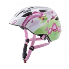 Bicycle Helmet Cratoni Akino (Kid) - S méret (49-53cm) Díj fehér / rózsaszín.