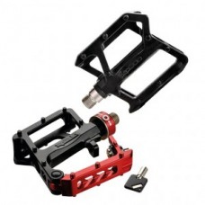 Pedal Xpedo TRVS Lockster - black/red 9/16" XCF10QRDB