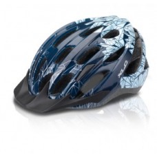 XLC bike helmet BH-C20 - S / M méret (53-57 cm), kék motívum prizma