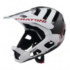Helmet Cratoni Madroc - white-black matt size M/L (58-61cm)