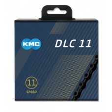 Chain KMC DLC 11 black - 1/2" x 11/128" 118 links 5.65mm 11 s.
