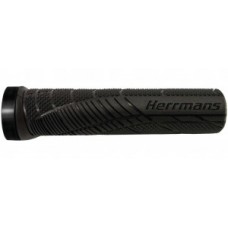 Grips Herrmans Shark Lock - 130 mm, Ø 22 mm, fekete, pár