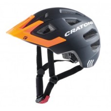 Helmet Cratoni Maxster Pro (Kid) - size XS/S (46-51cm) black/orange matt